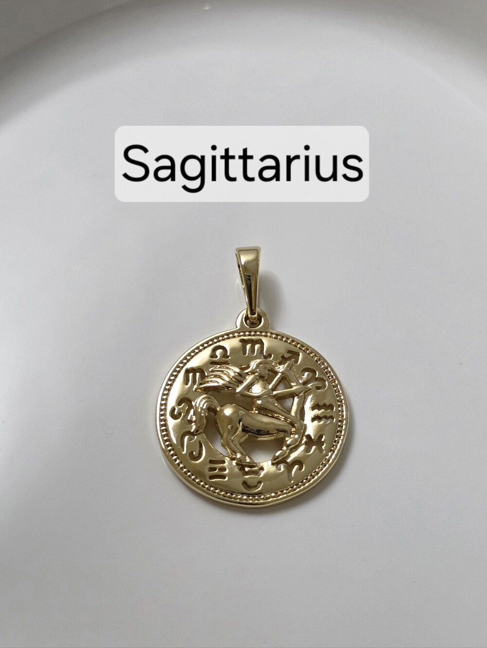 Zodiac Sagittarius Sign Pendant